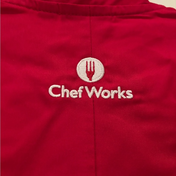NWT Chef’s Double Breasted Jacket in Red, XS from NYCWFF Food Network Event - Picture 7 of 7